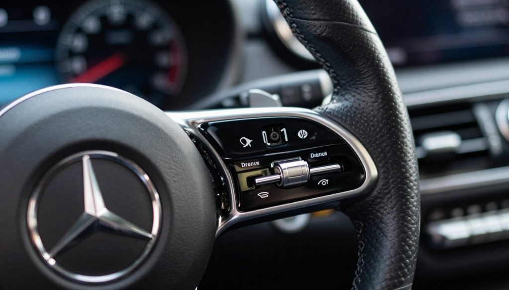 mercedes stuur blokkeert