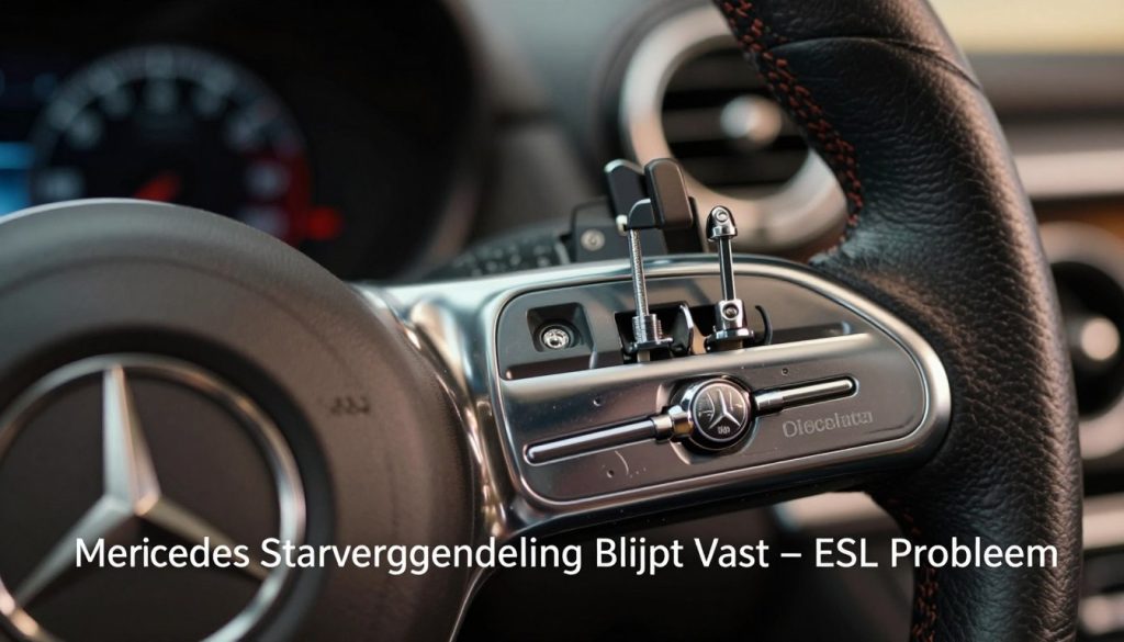 mercedes stuurvergrendeling vast